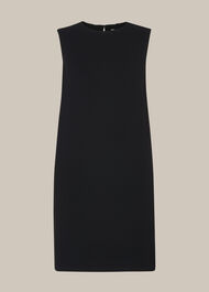 Cocoon Crepe Dress