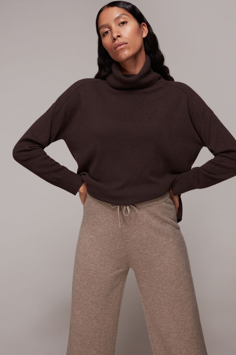 Tie Waist  Cashmere Trouser
