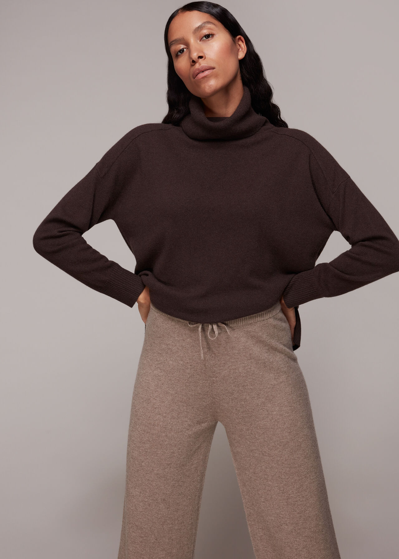 Tie Waist  Cashmere Trouser