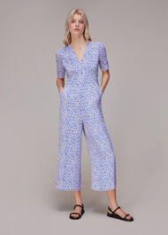 Floral Garden Print Jumpsuit