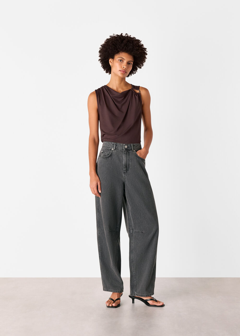 Ring Detail Sleeveless Top