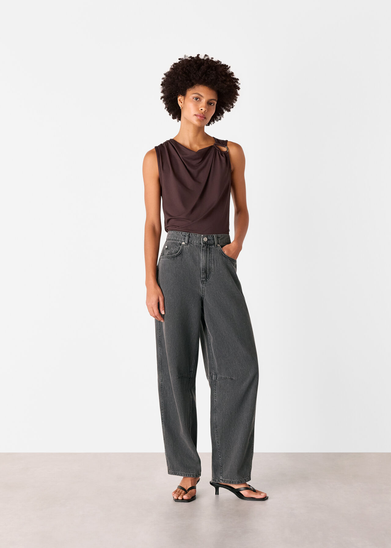 Ring Detail Sleeveless Top