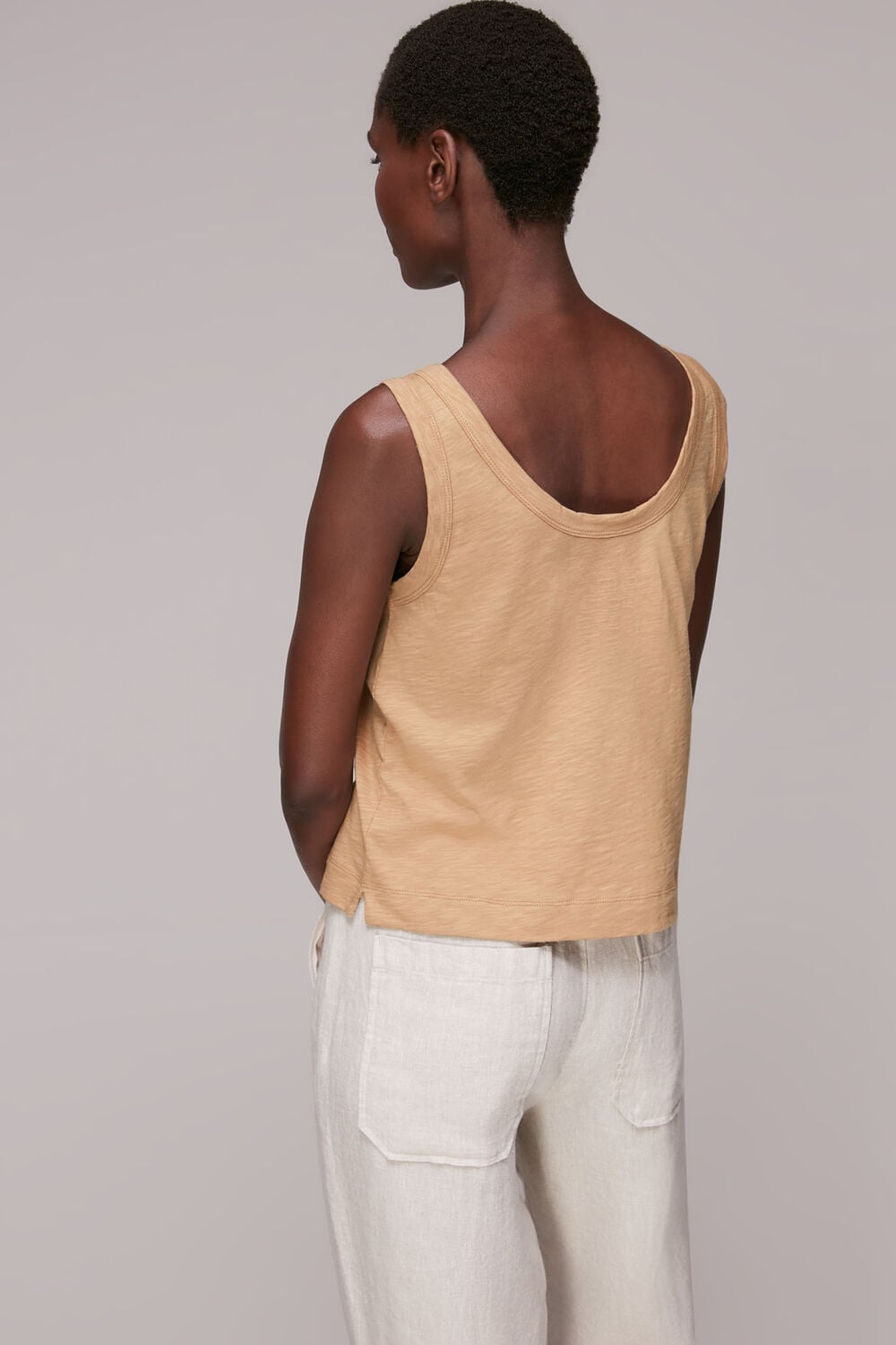 Reversible Button Up Tank Top