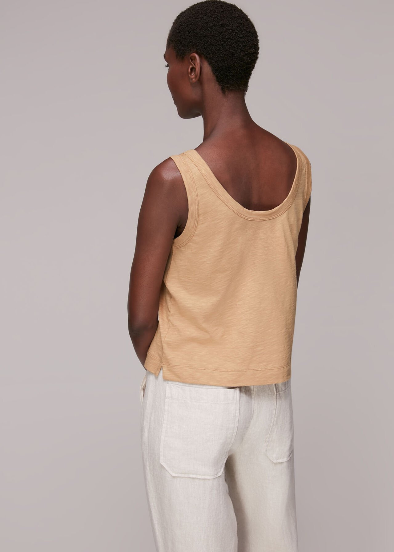 Reversible Button Up Tank Top