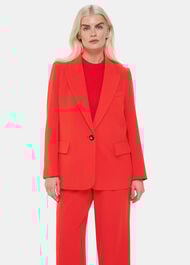 Petite Boyfriend Crepe Blazer