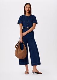 Button Down Jumpsuit
