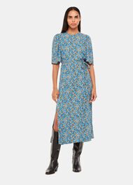 Ditsy Bouquet Midi Dress