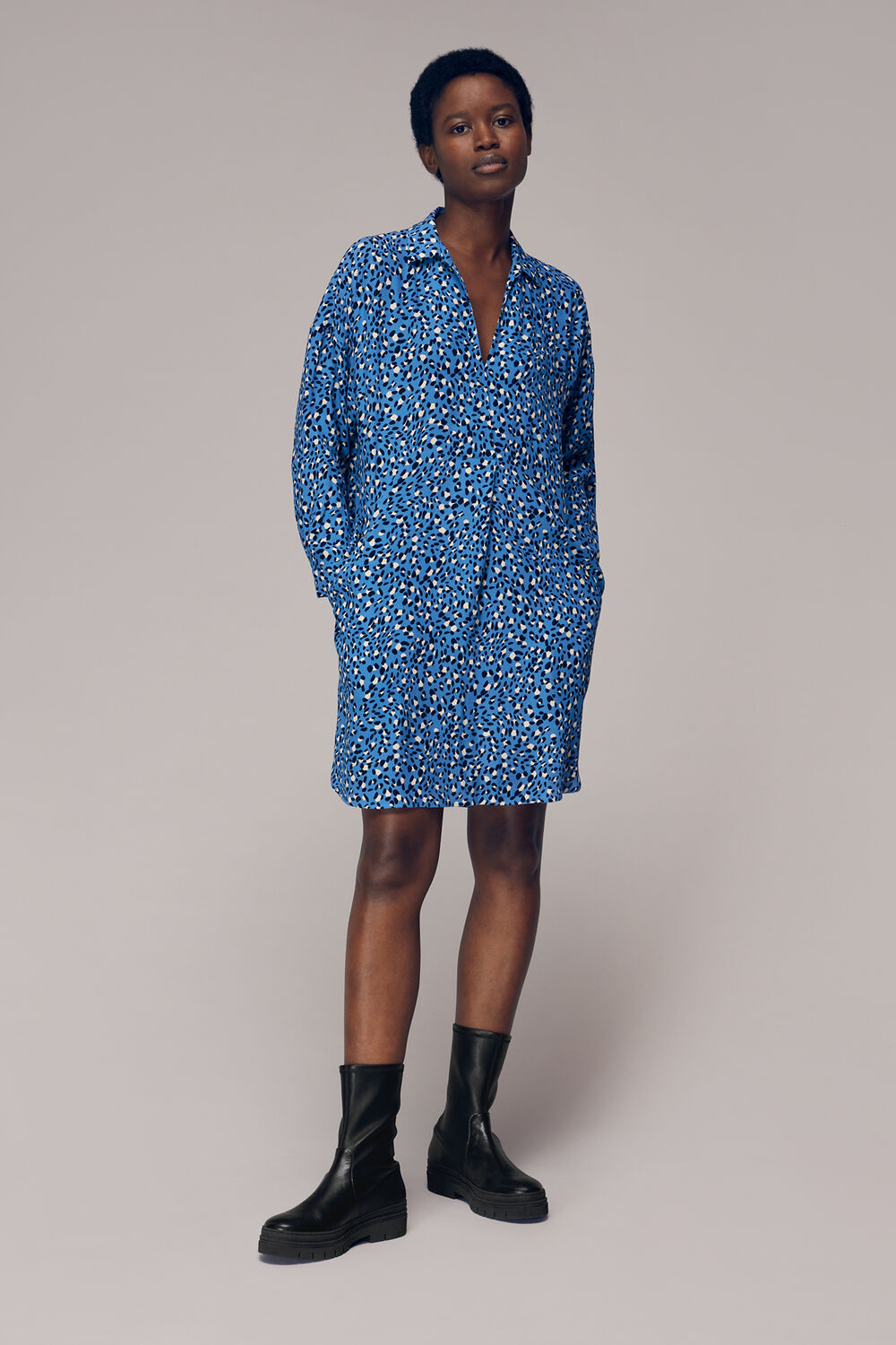 Abby Wild Leopard Print Dress