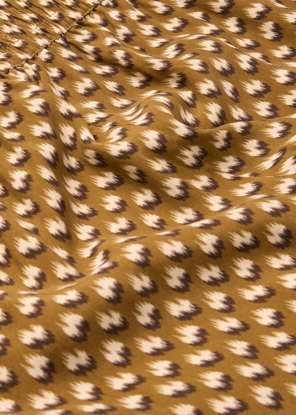 Ikat Spot Crop Trouser