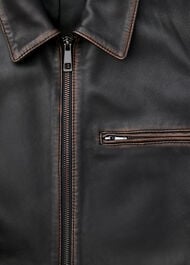 Kate Burnished Leather Jacket