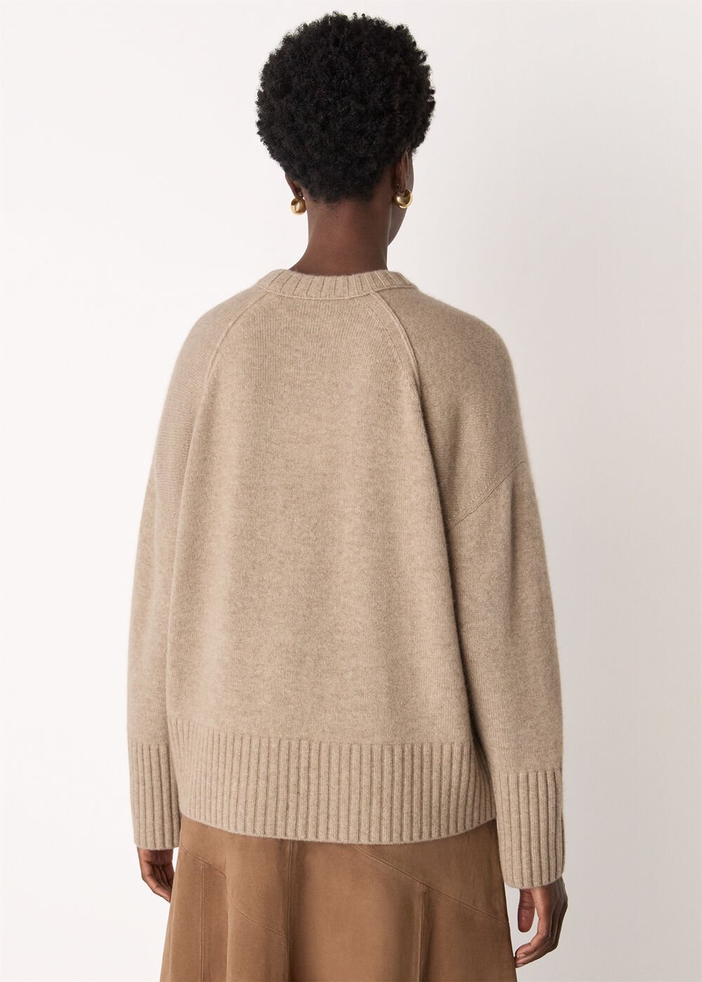 Heavy Cashmere Crew Neck Knit