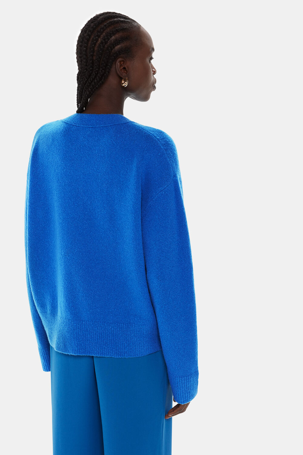 Textured Wool Mix Cardigan