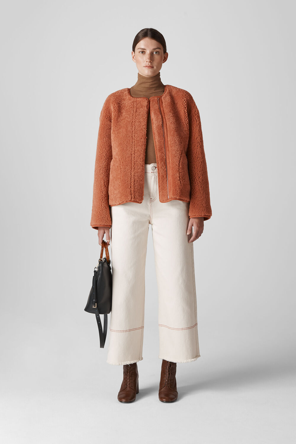Drew Reversible Shearling Pink
