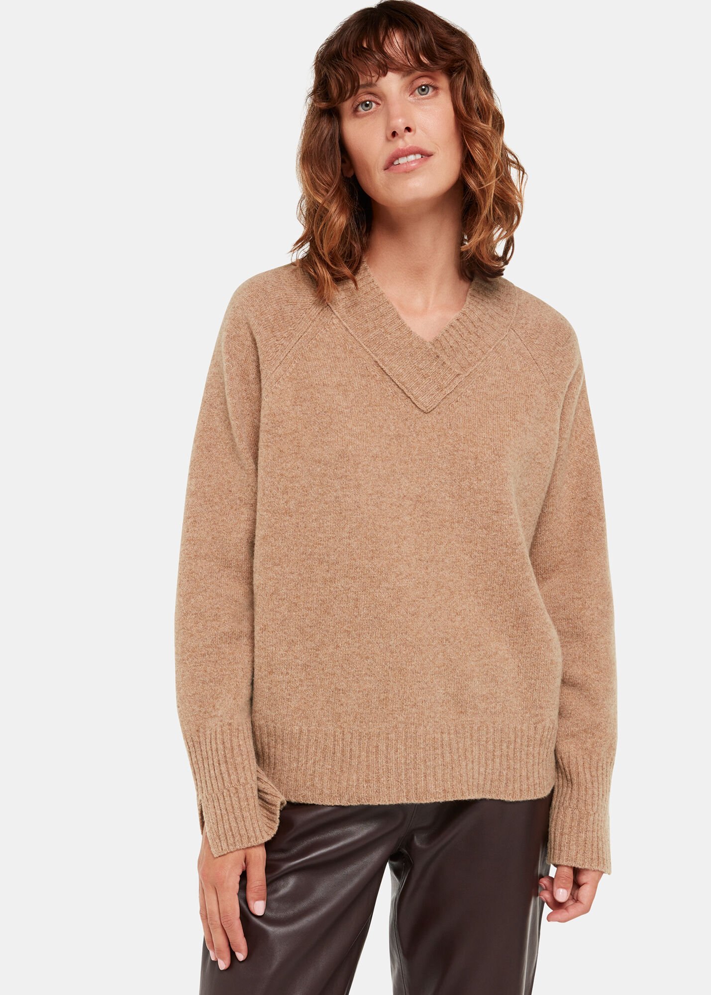 Camel knit jumper 2025