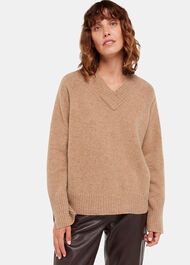 V Neck Knitted Jumper