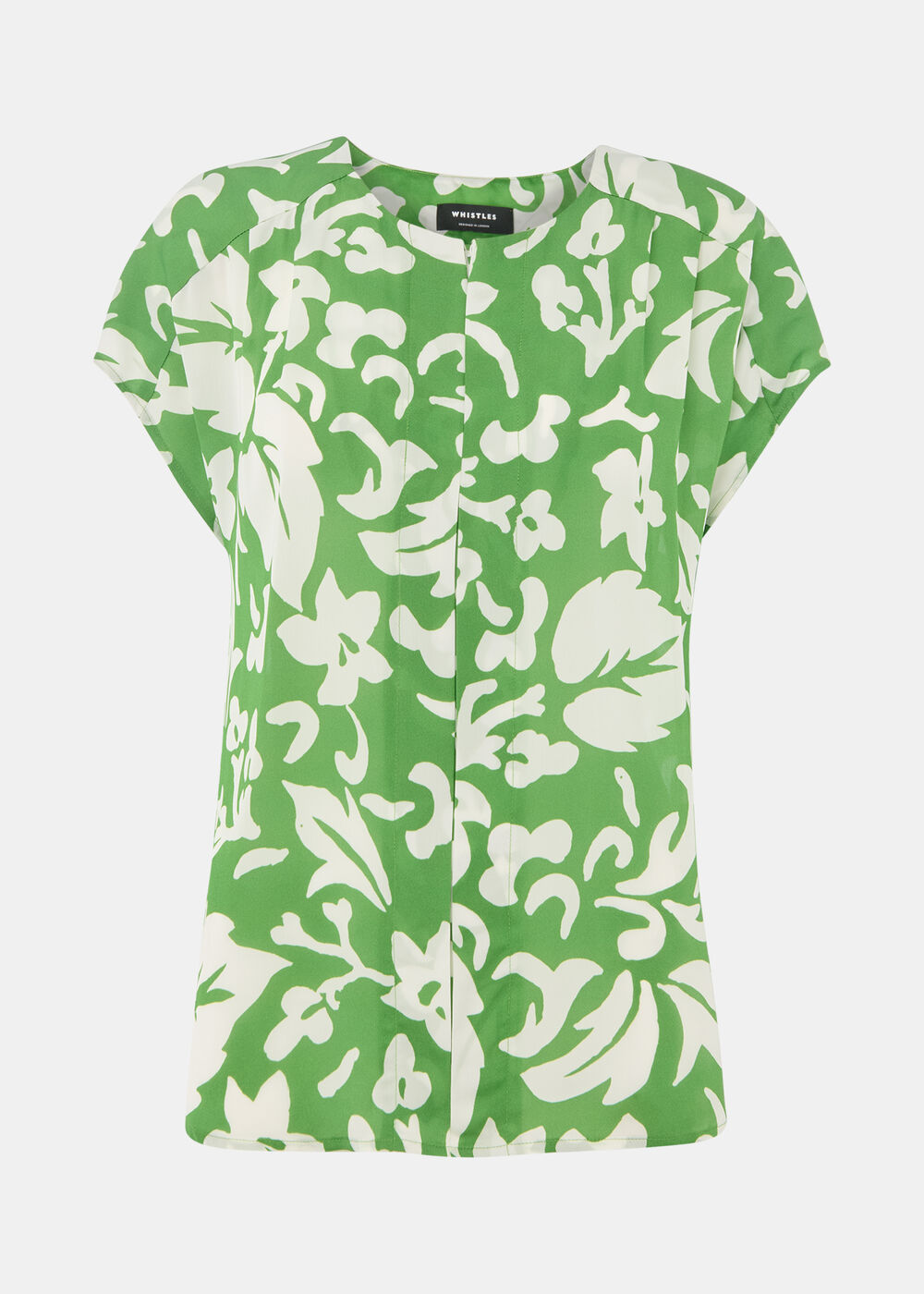 Floral Keyhole Blouse