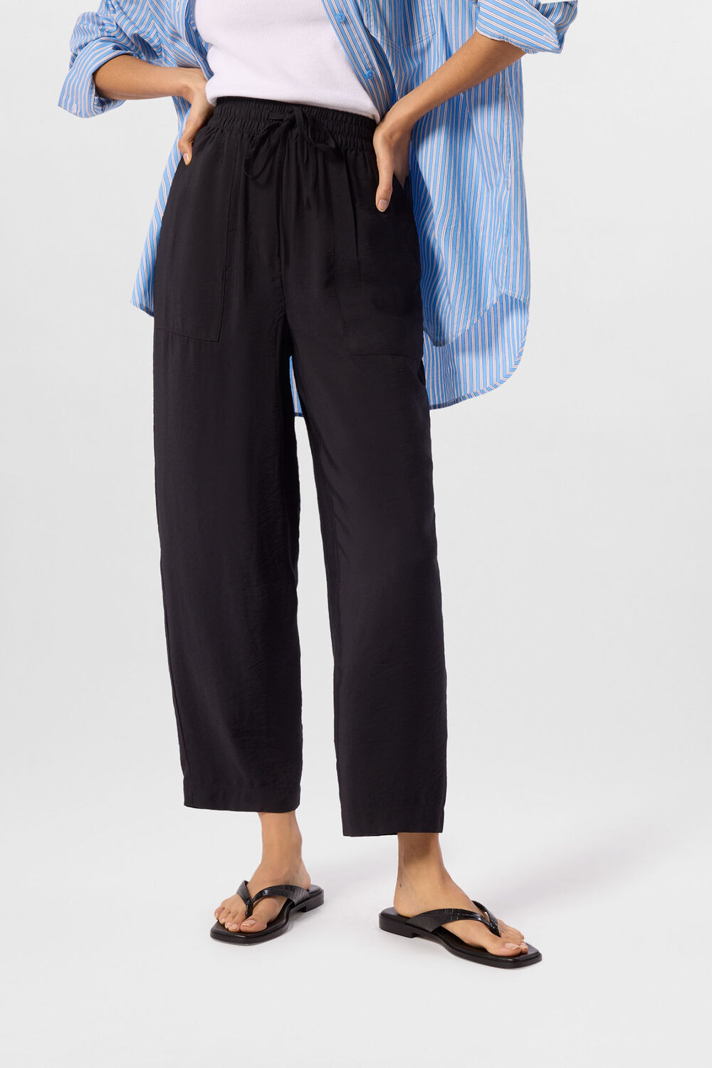 Black Tie Waist Trouser