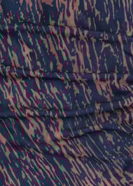 Abstract Marks Mesh Dress