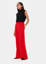 Harper Crepe Wide Leg Trouser
