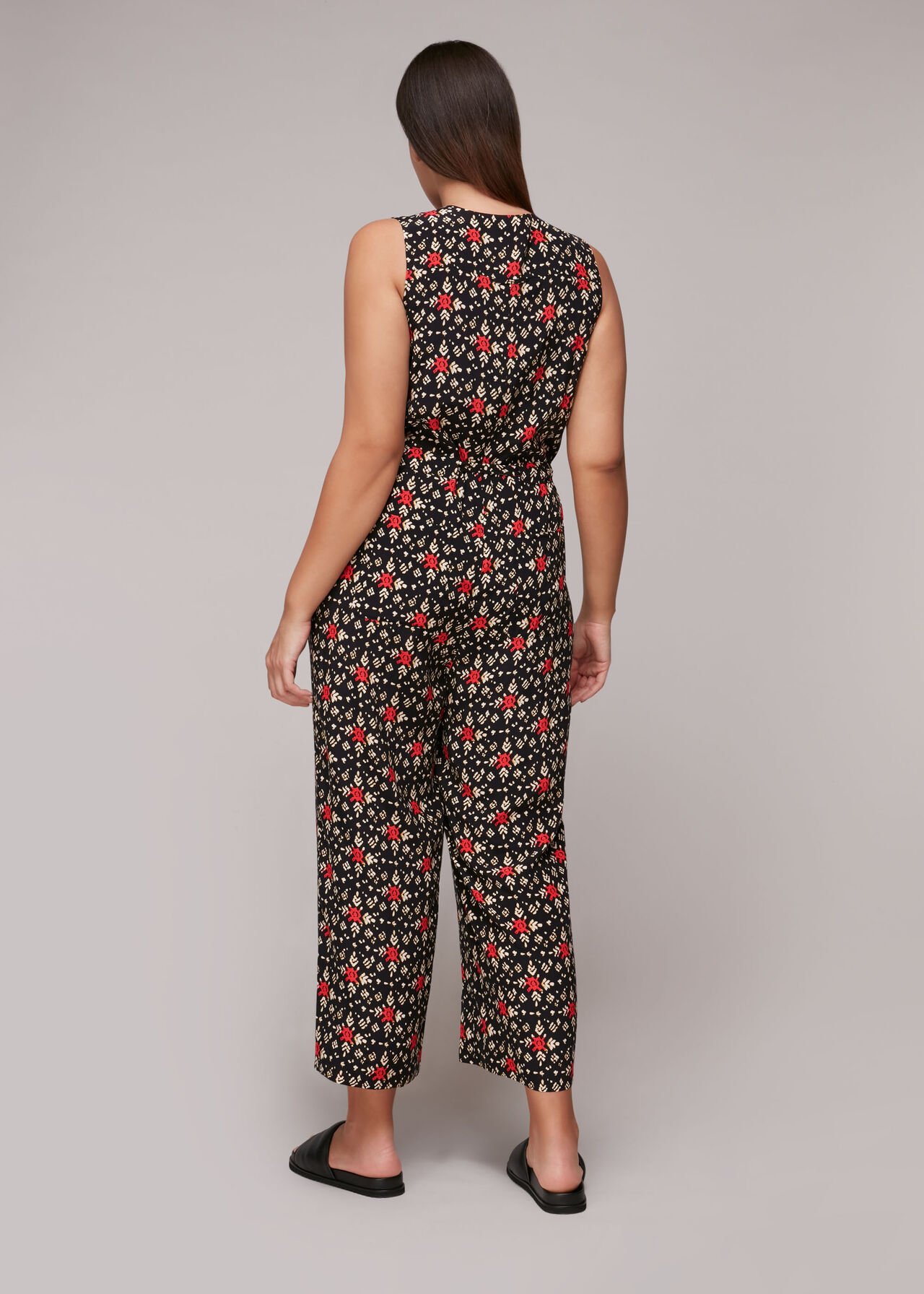 Block Print Corey Zip Jumpsuit