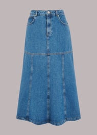 Denim Midi Skirt