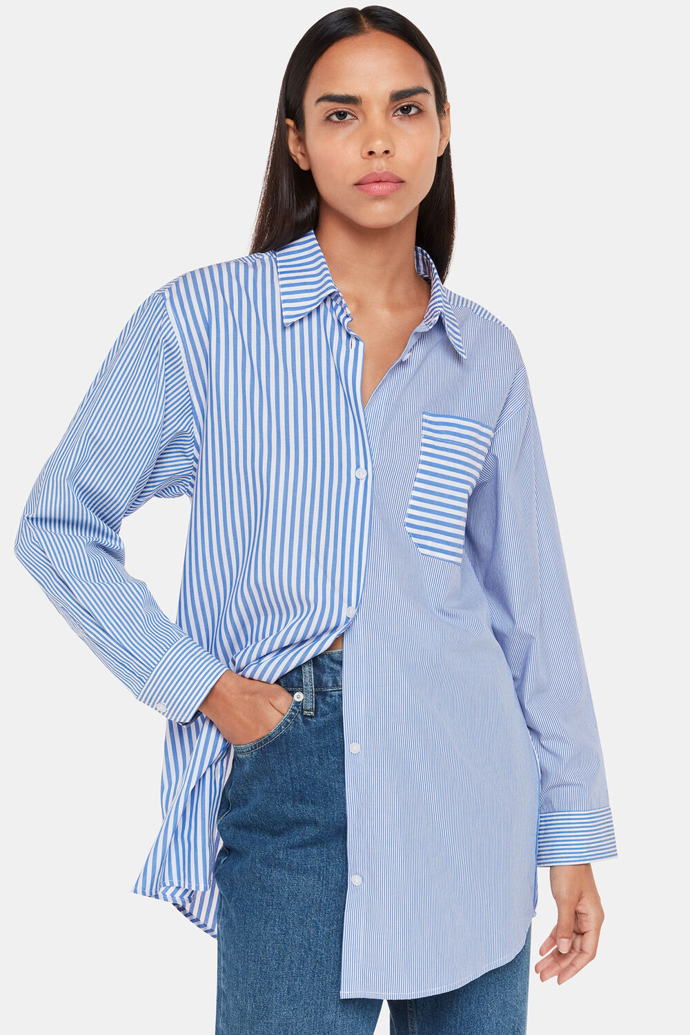 Millie Stripe Oversized Shirt