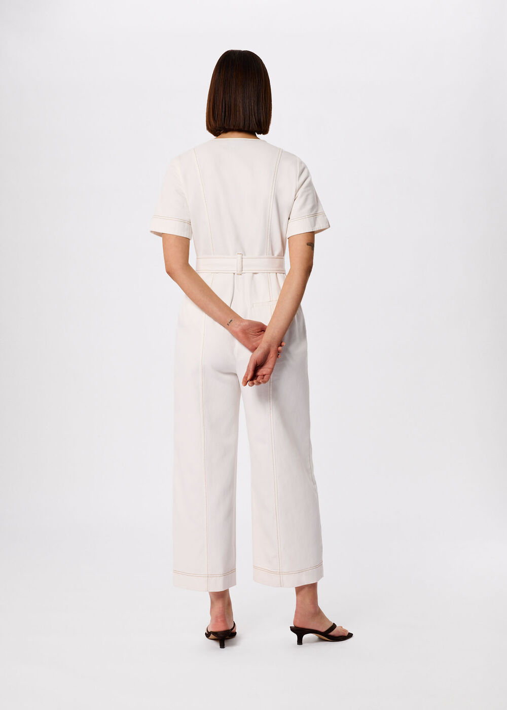 Button Down Jumpsuit
