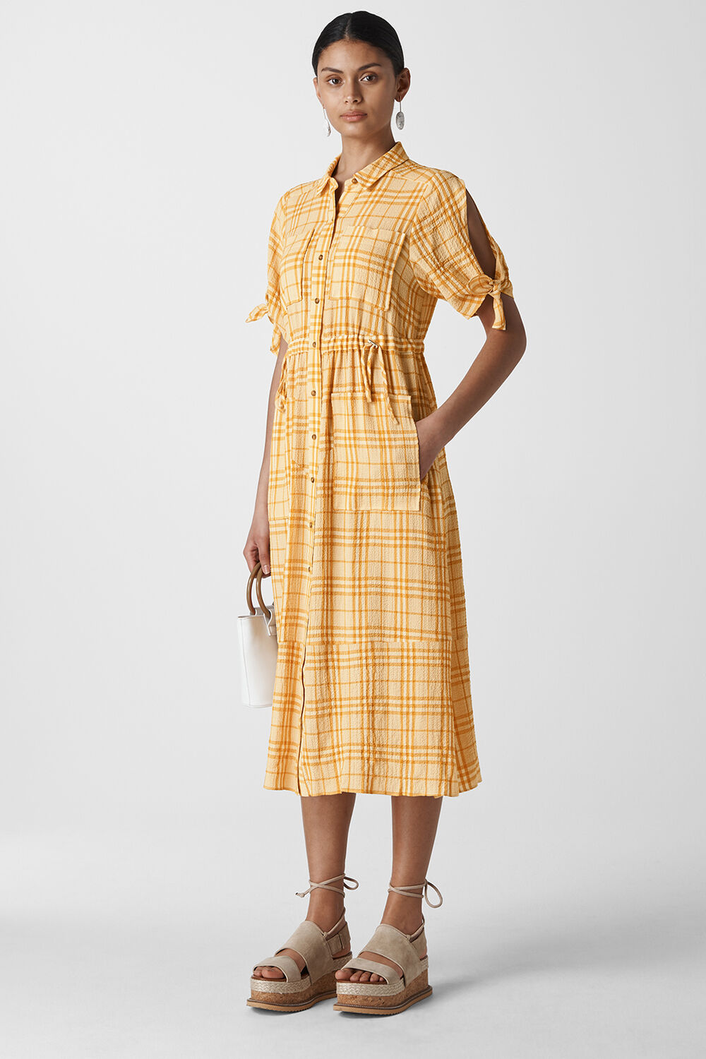 Alphina Check Dress