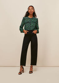 Winter Ditsy Printed Top