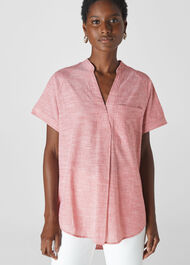 Lavina Stripe Shirt Red/Multi