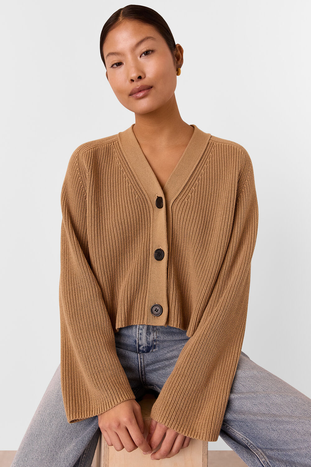 Petite Nala Cotton Cardigan