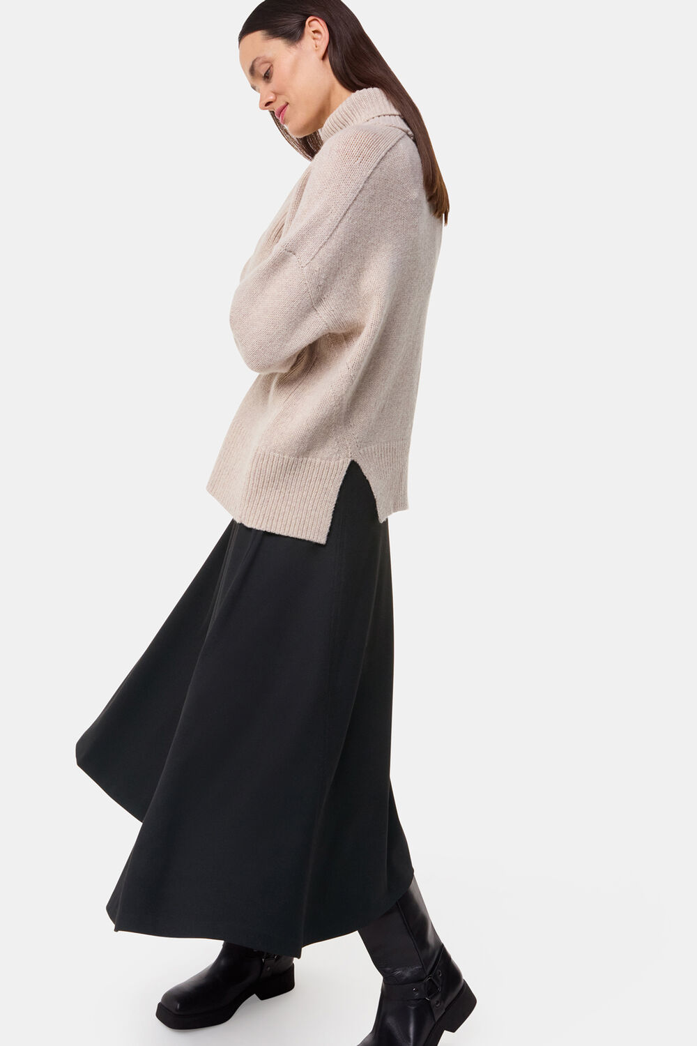 Ponte Full Skirt