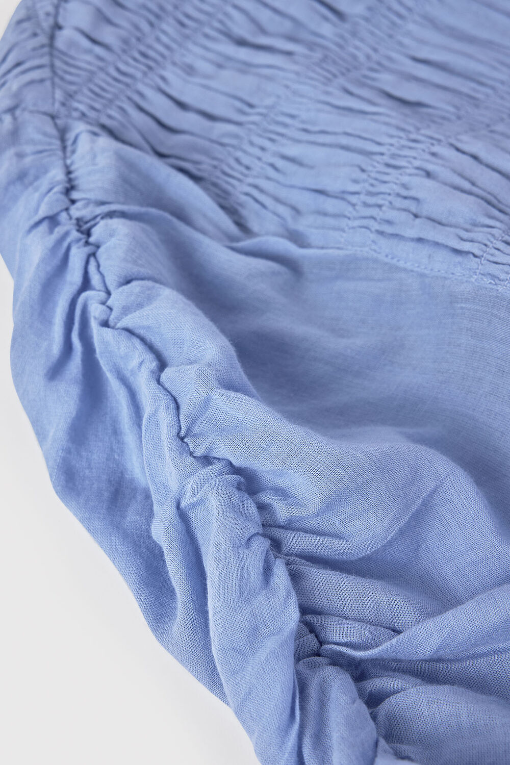Pale Blue Petite Avery Smocked Dress