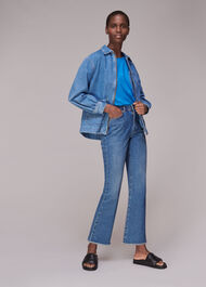 Relaxed Linen TShirt Blue