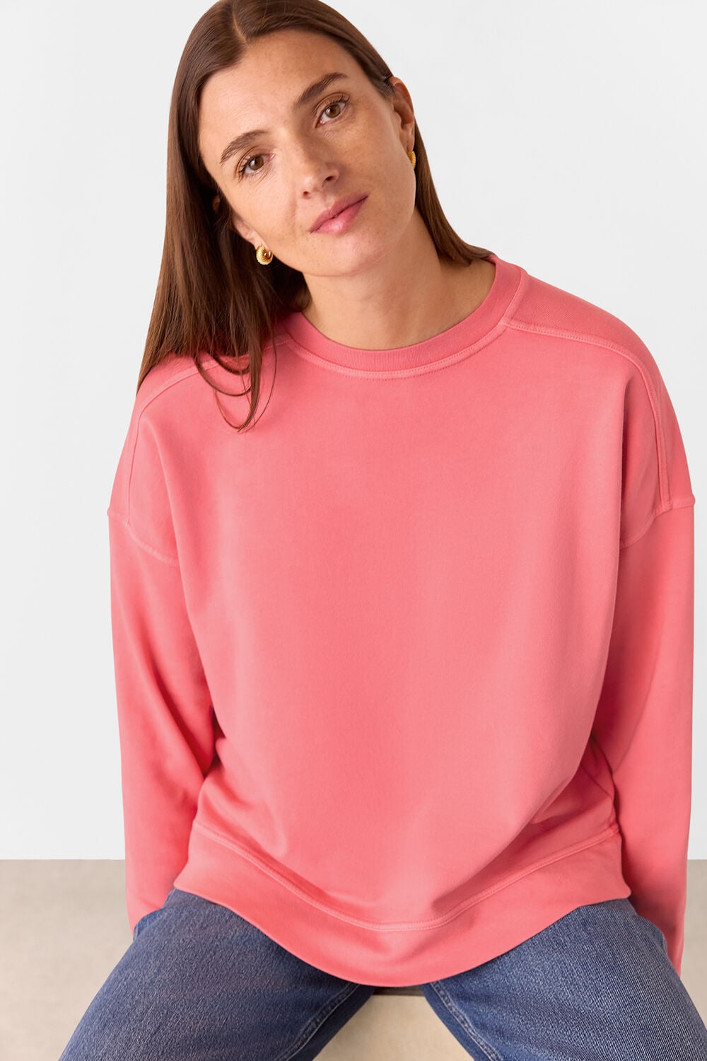 Pink Relaxed Sweat