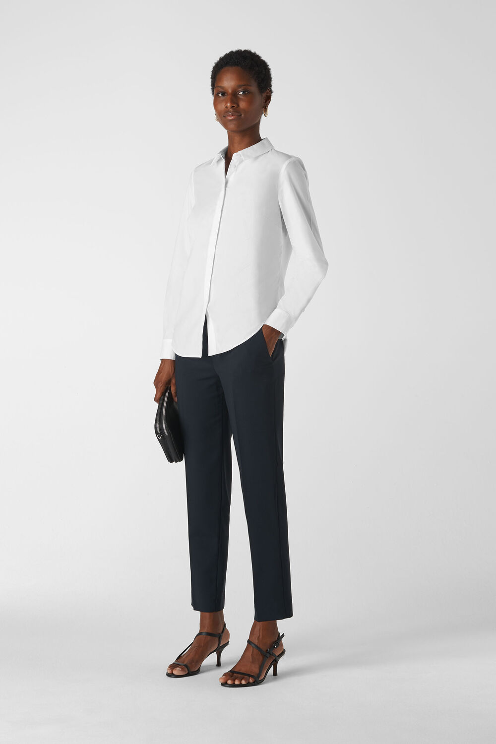 Slim Cotton Shirt White
