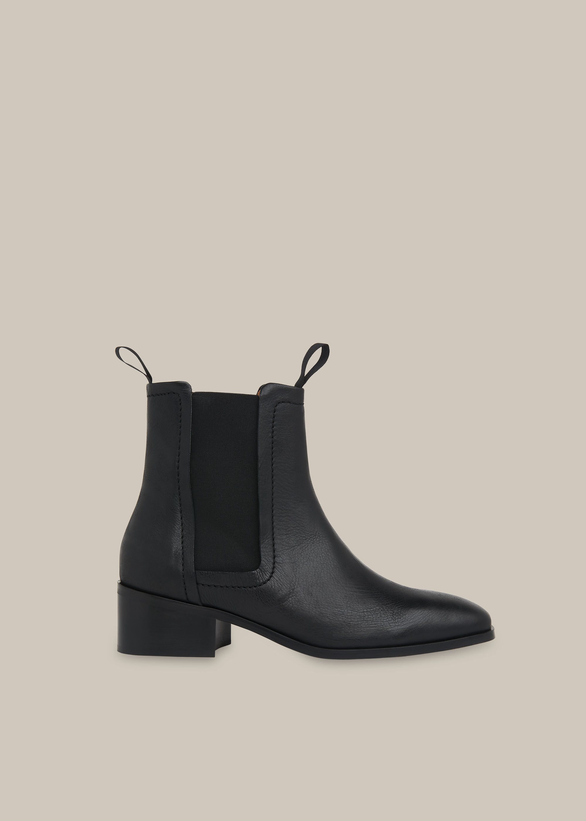 whistles fernbrook ankle boots black