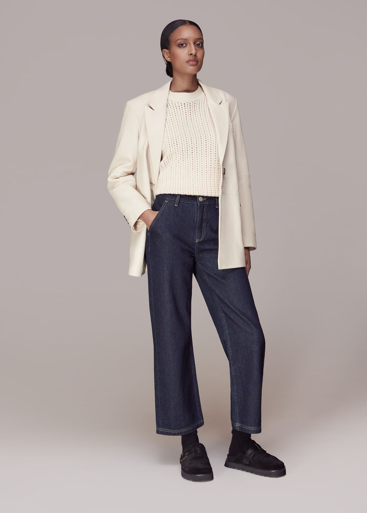 Pointelle Sweater