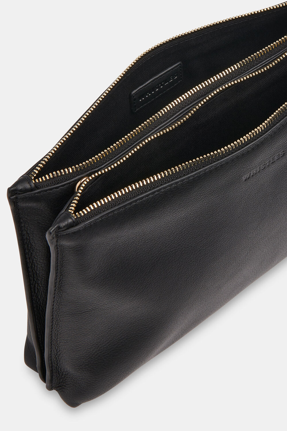 Rae Double Pouch Clutch