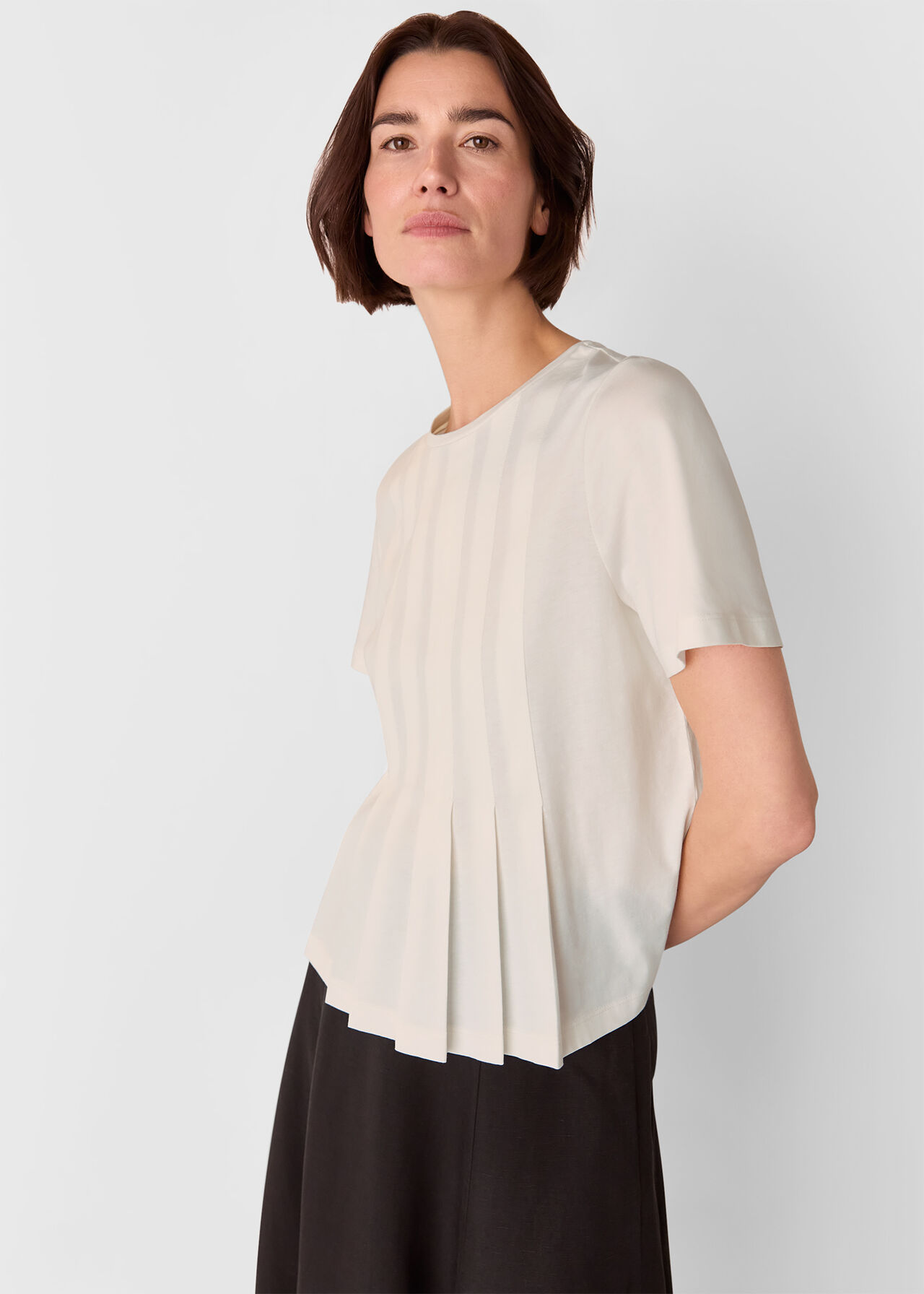 Pleat Detail Top