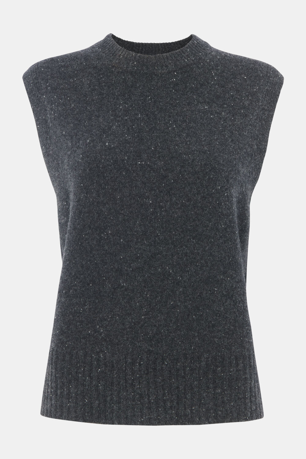 Wool Fleck Sleeveless Tank
