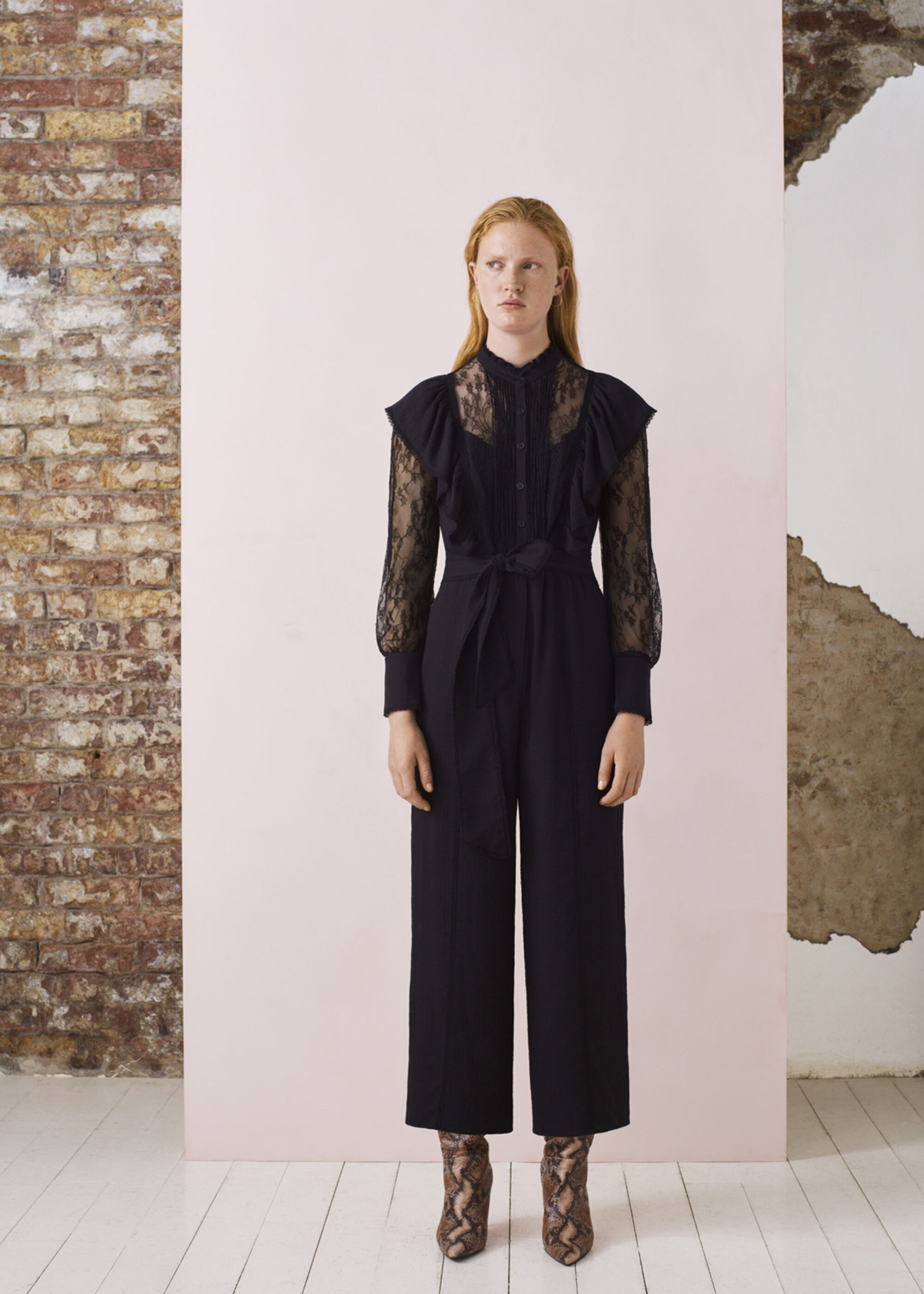 Whistles lace jumpsuit best sale