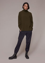 Cashmere Roll Neck Jumper