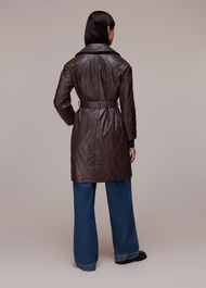 Luna Leather Belted Jacket