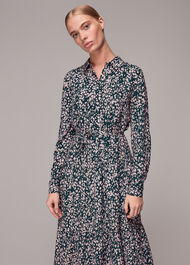 Dashed Animal Shirt Dress