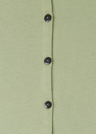 Round Neck Button Up Tee