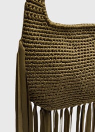 Adaline Fringe Crochet Bag