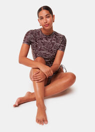 The Longing Wave Print Rash Vest