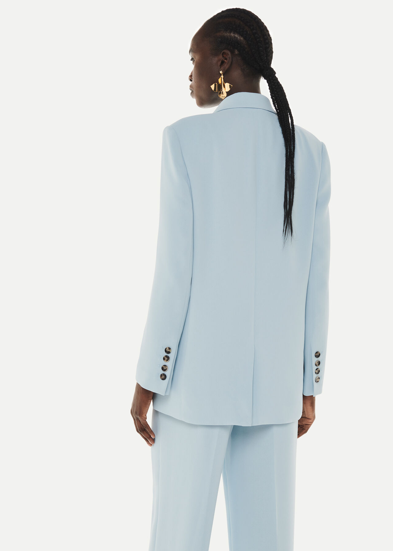 Crepe Boyfriend Blazer