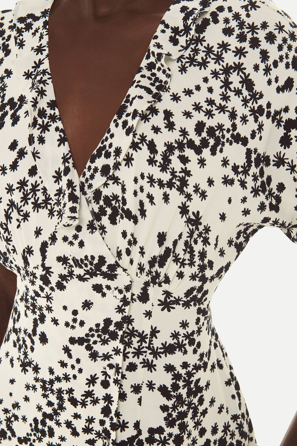 Dandelion Floral Midi Dress